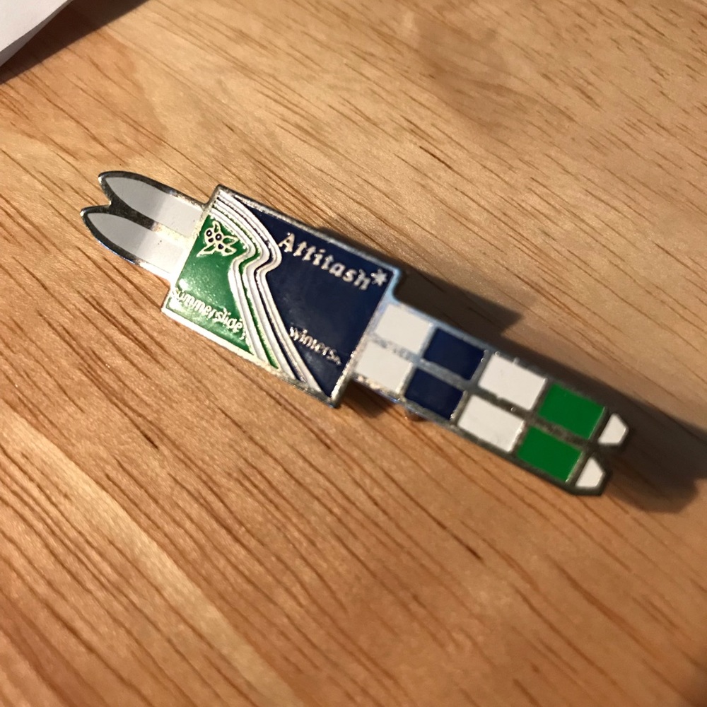 Vintage Attitash Mountain ski pin